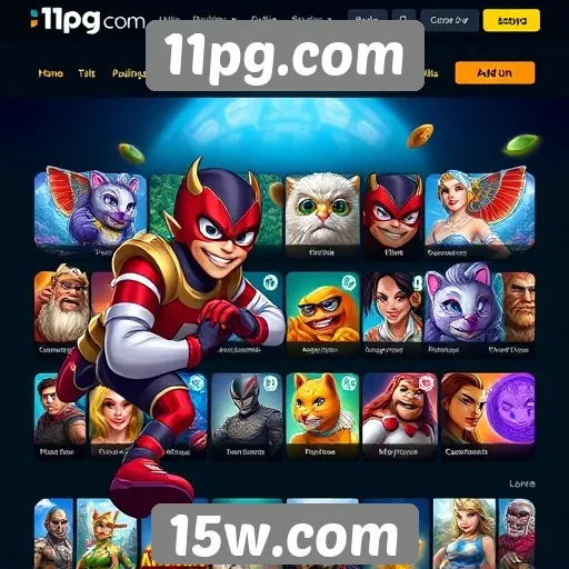 Plataforma 11pg.com oferece diversidade de jogos online